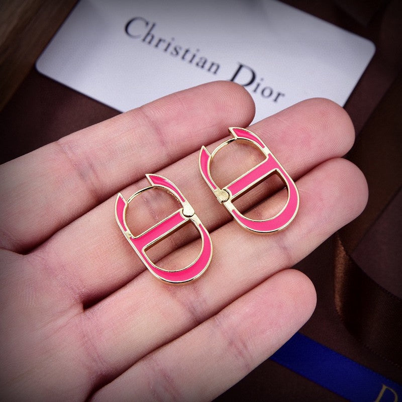18K Dior 30 Montaigne Pink Earring