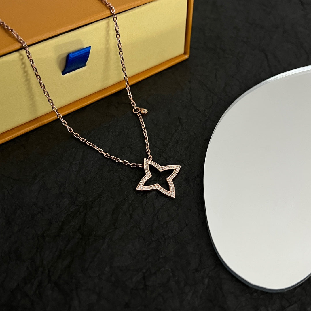 18K Louis Vuitton Blossom Pendant Necklace