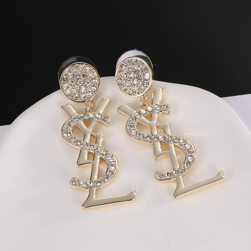 18K YSL Diamonds Earrings