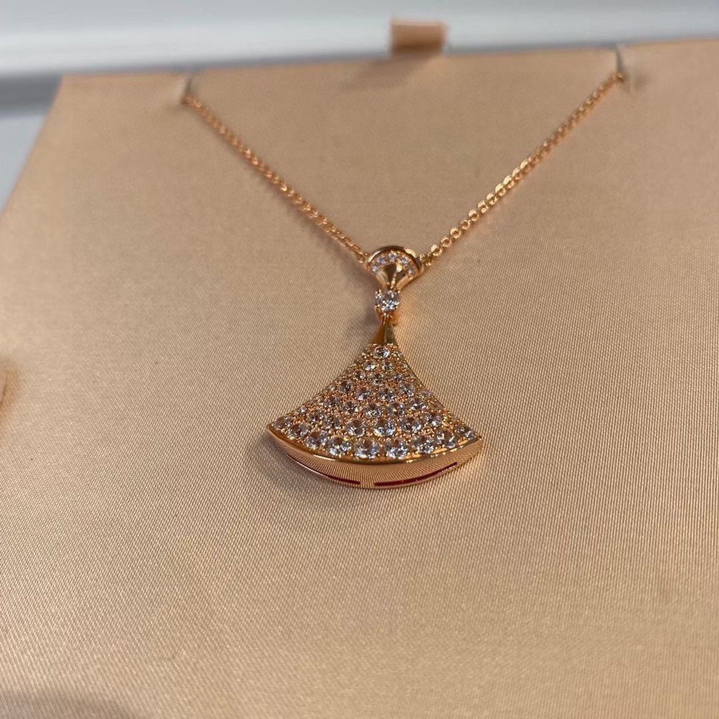 18K BVLGARI BVLGARI Dream Pave Diamond Necklace
