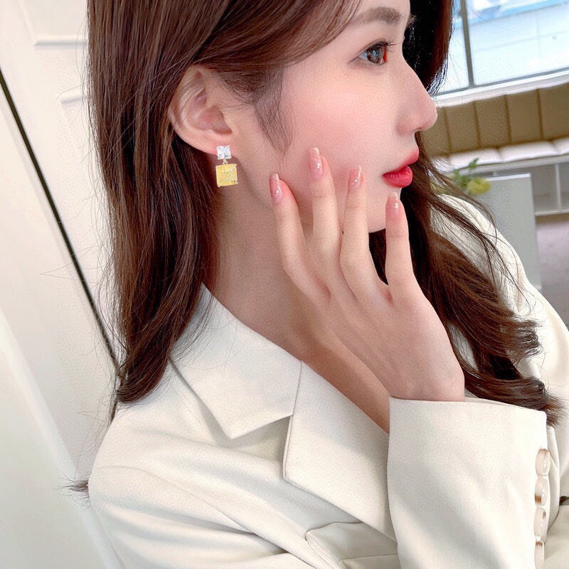 18K BVLGARI Crystals Earrings