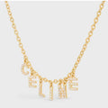 18K Celine Paris Strass Crystals Necklace