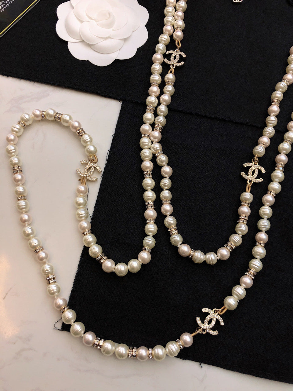 18K  Chanel Pearl Choker Necklace
