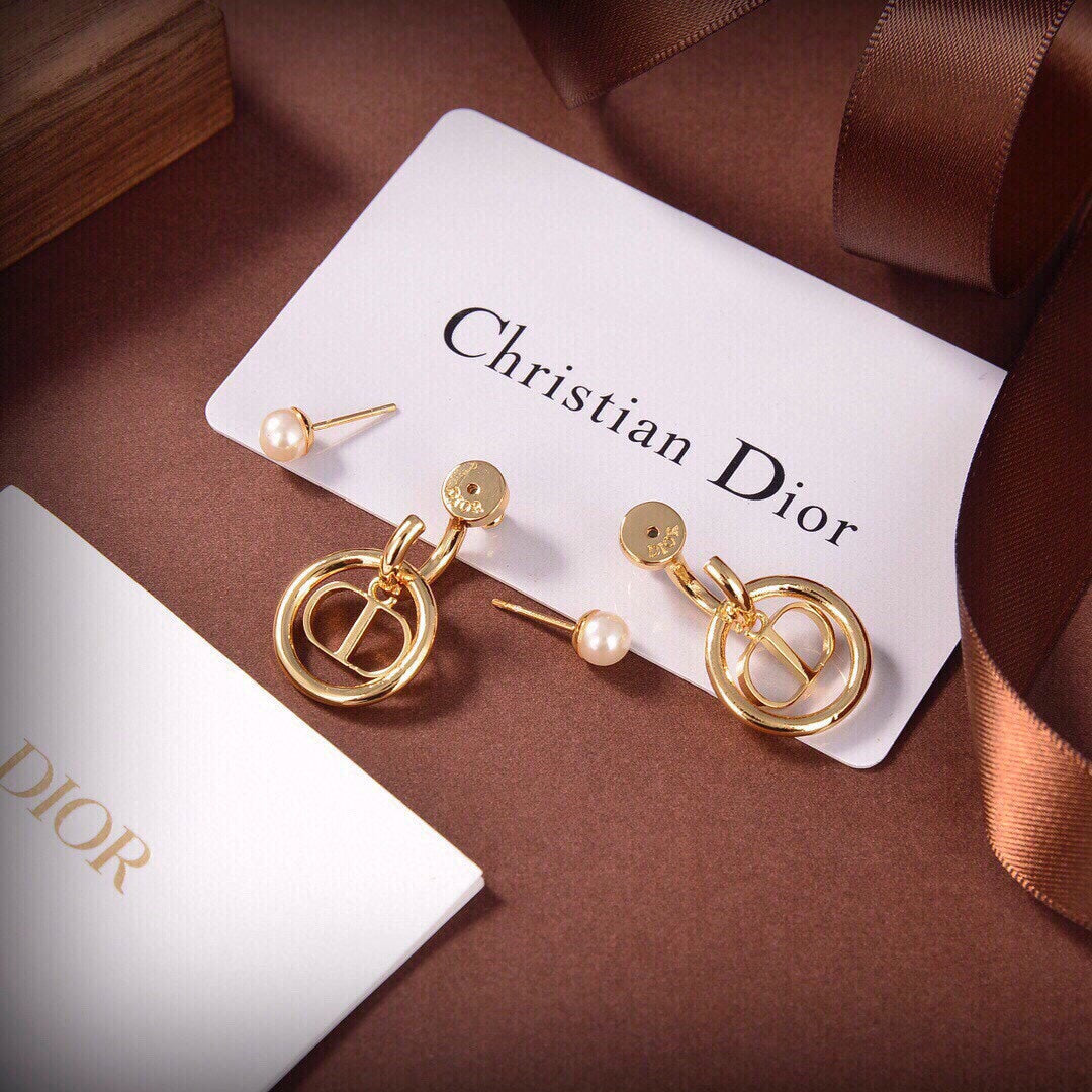 18K Dior 30 Montaigne Pearls Earrings