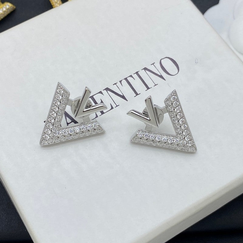 18K Valentino Valentino Diamond Earrings