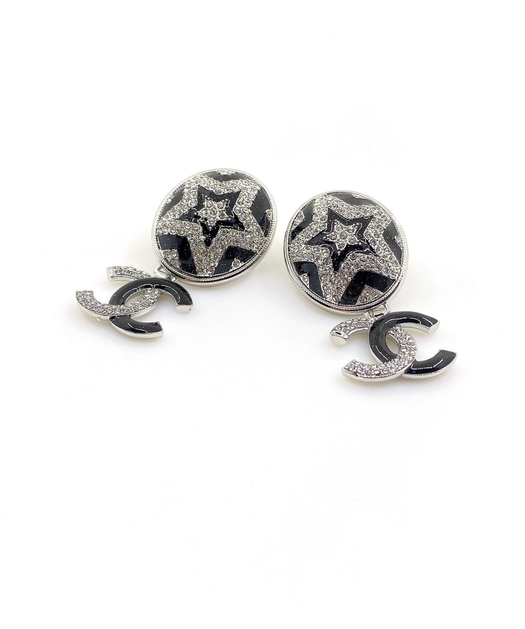 18K  Chanel Diamond Earrings