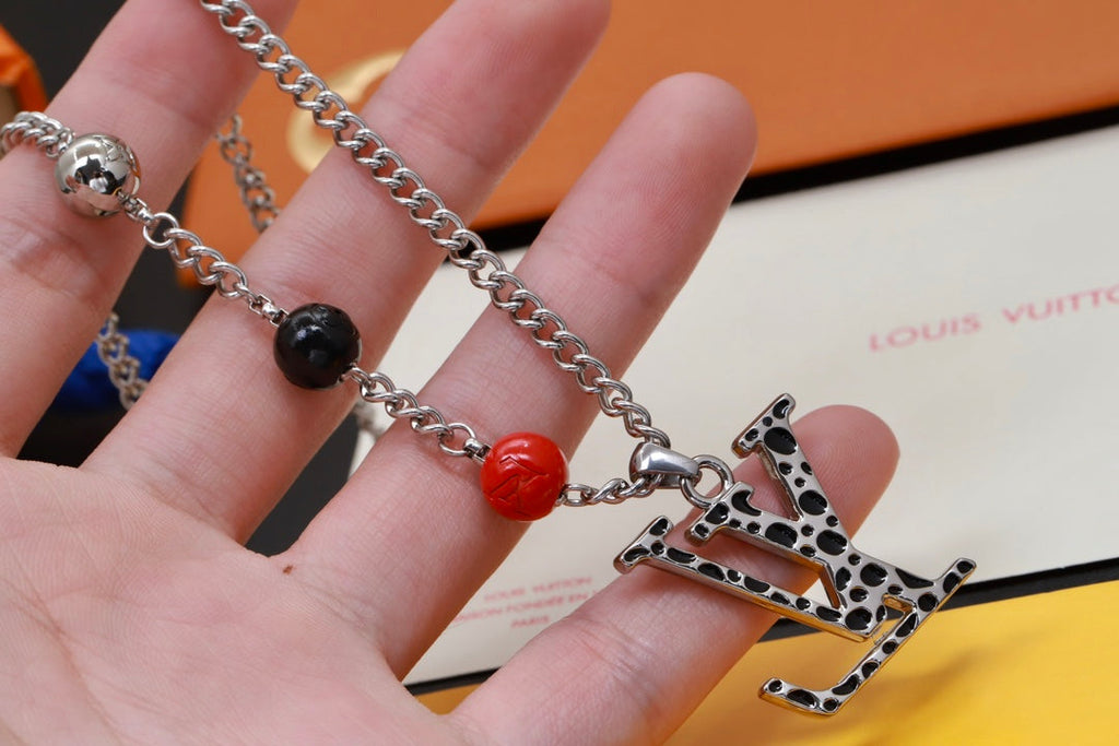 18K Louis Vuitton x Yk Infinity Dots Necklace