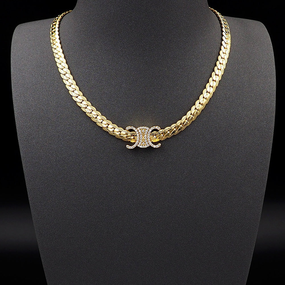 18K Celine Diamonds Necklace