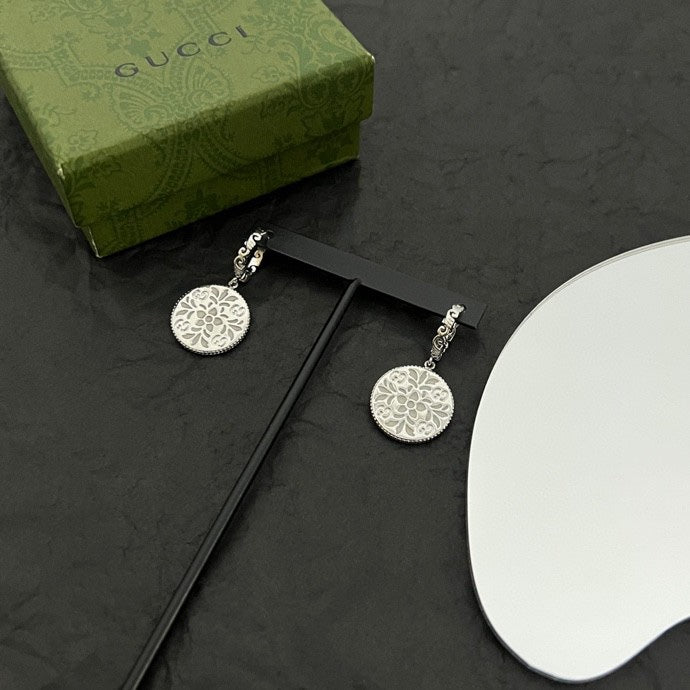 18K Double GucciIcon Blooms Earrings