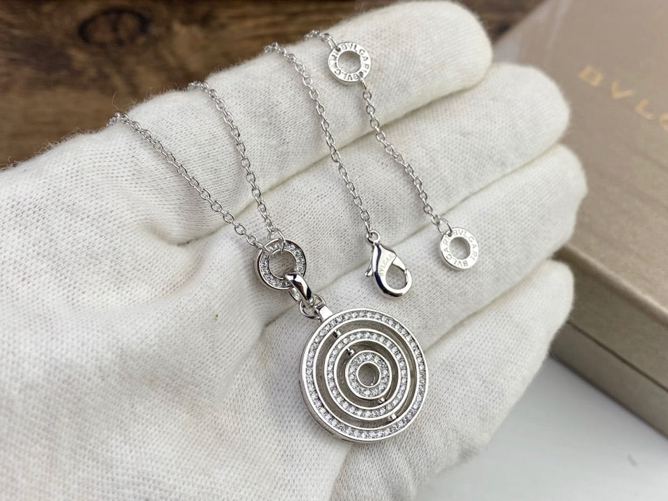 18K BVLGARI Cerchi Astrale Diamond Necklace