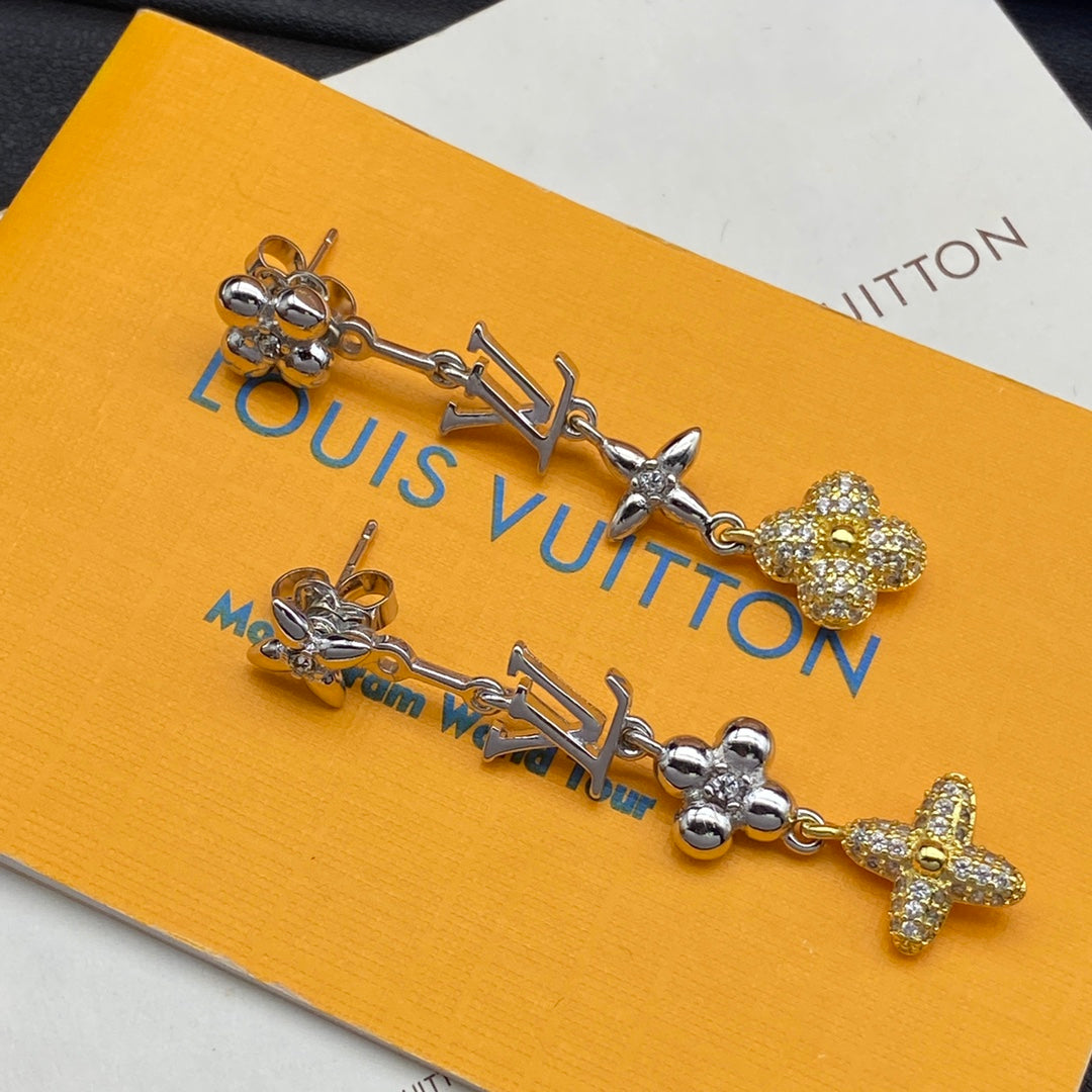18K Louis Vuitton Blossom Long Earrings
