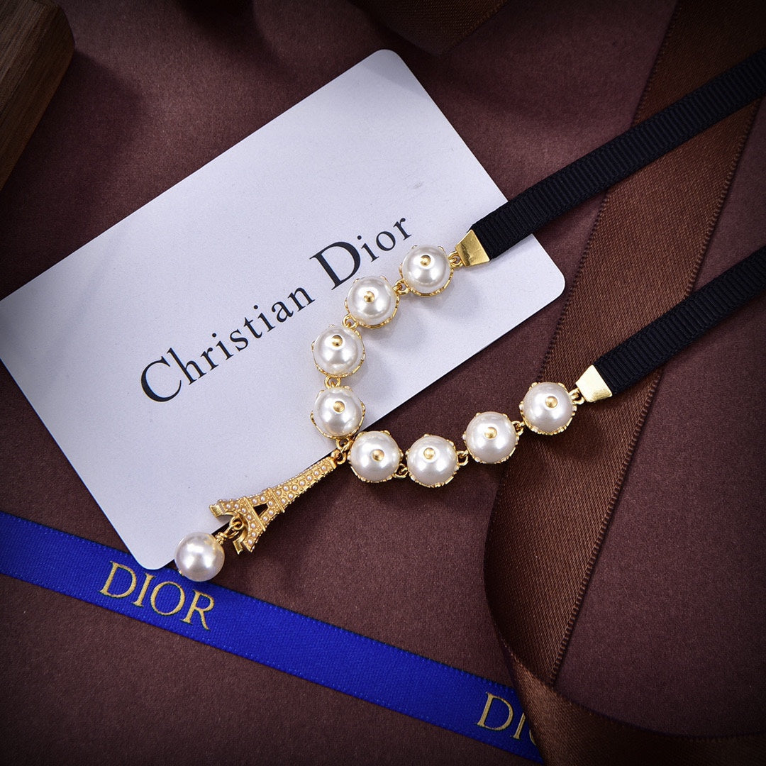 18K Dior Plan De Paris Choker Necklace