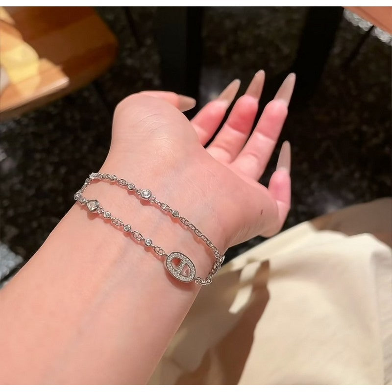 18K Hermes Farandole Diamond Bracelet