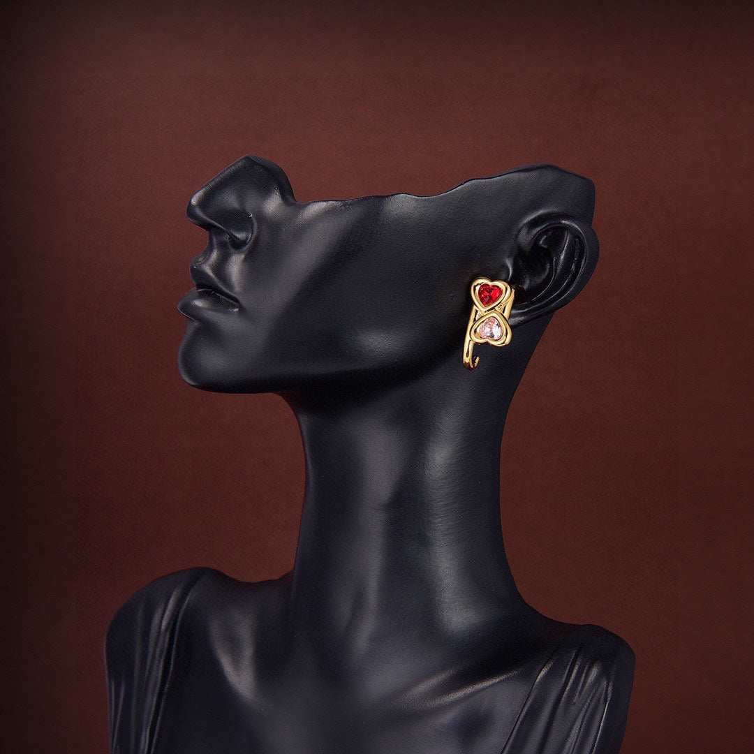 18K BVLGARI Crystals Earrings