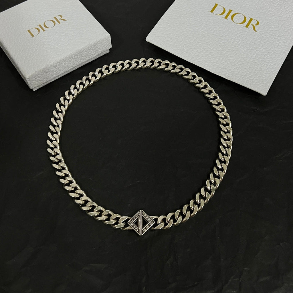 18K Dior Diamond Chain Necklace