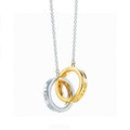 18K Tiffany 1837 Interlocking Circles Pendant Necklace