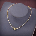 18K Celine Crystals Necklace