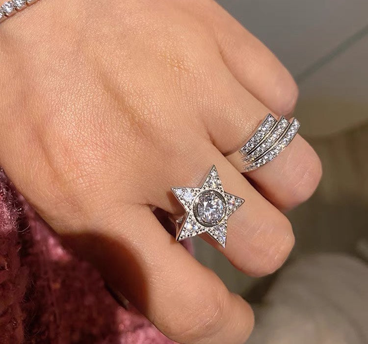 18K  Chanel Comete Diamonds Ring