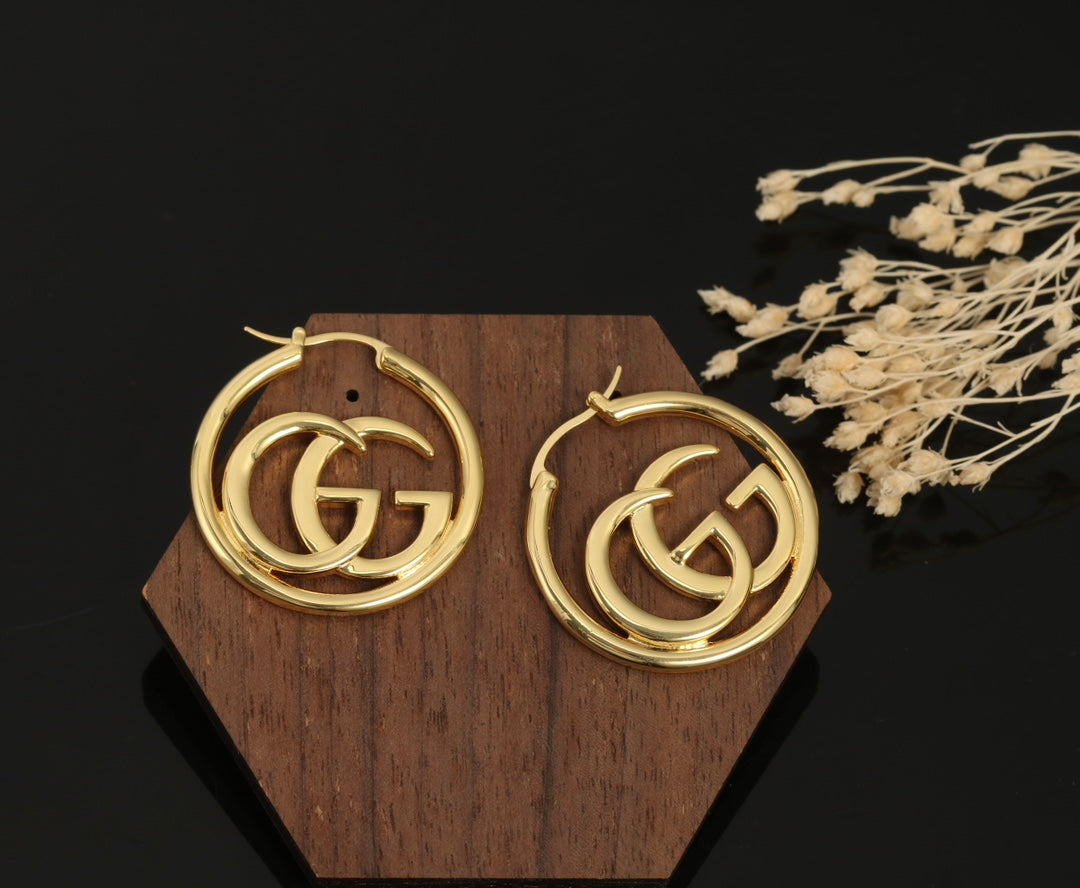 18K Double Gucci Earrings