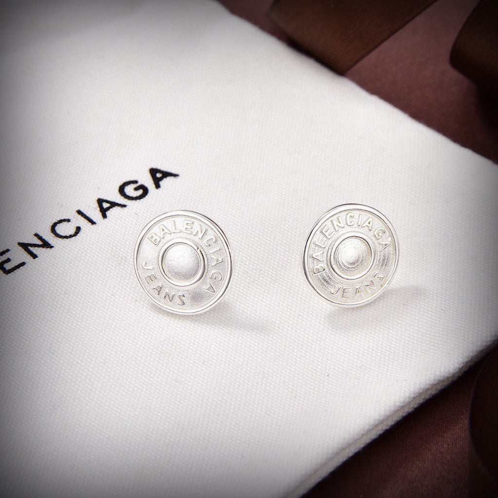 18K Balenciaga Cirle Earrings