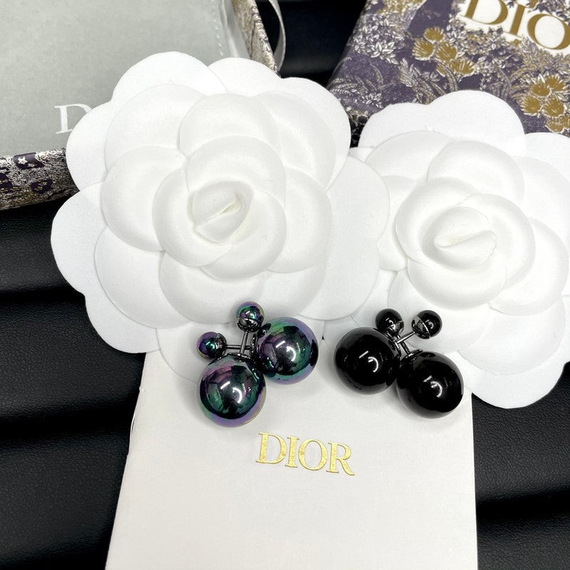 18K Dior Black Tribales Earrings