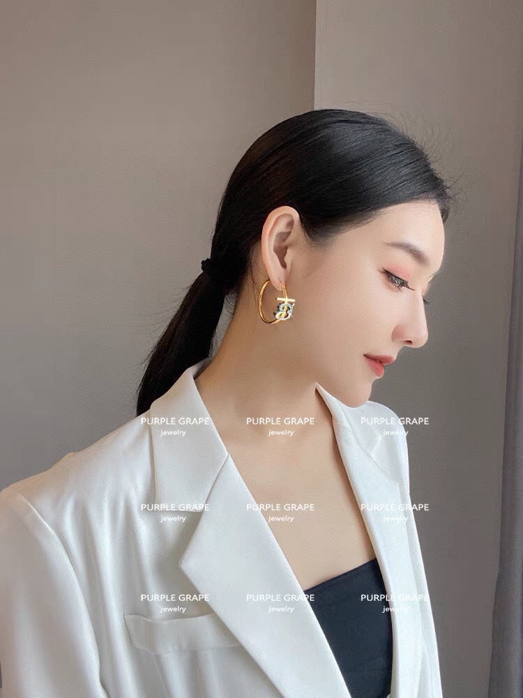 18K Balenciaga Earrings