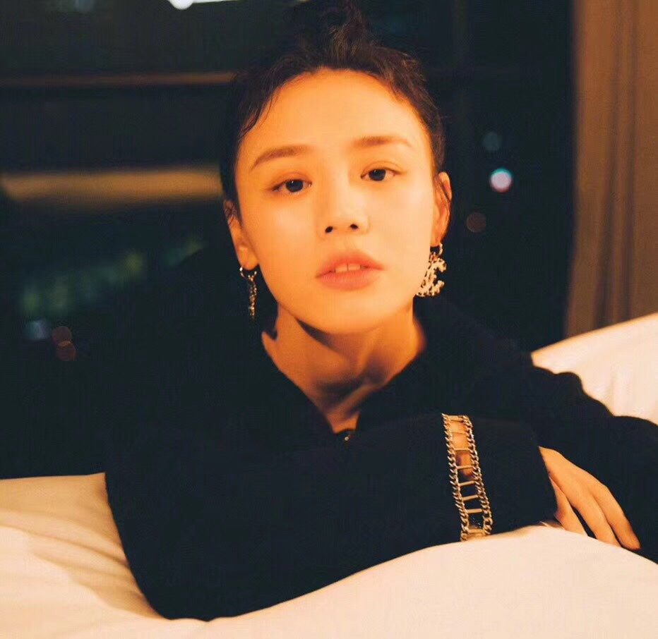 18K  Chanel Pendant Leather Earrings