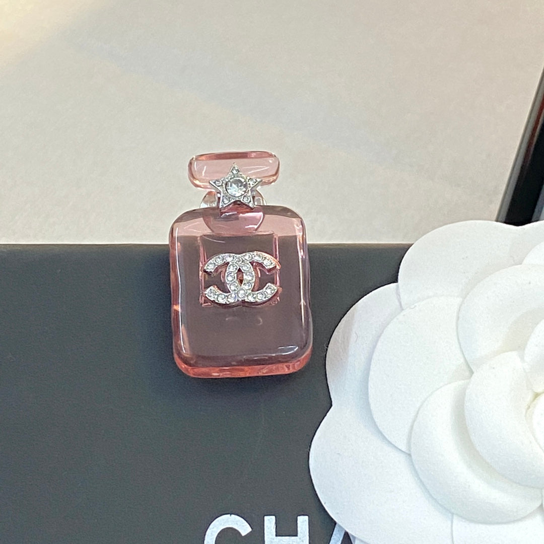 18K  Chanel Perfume Color Bottle Brooch