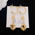 18K  Chanel Flowers Earrings