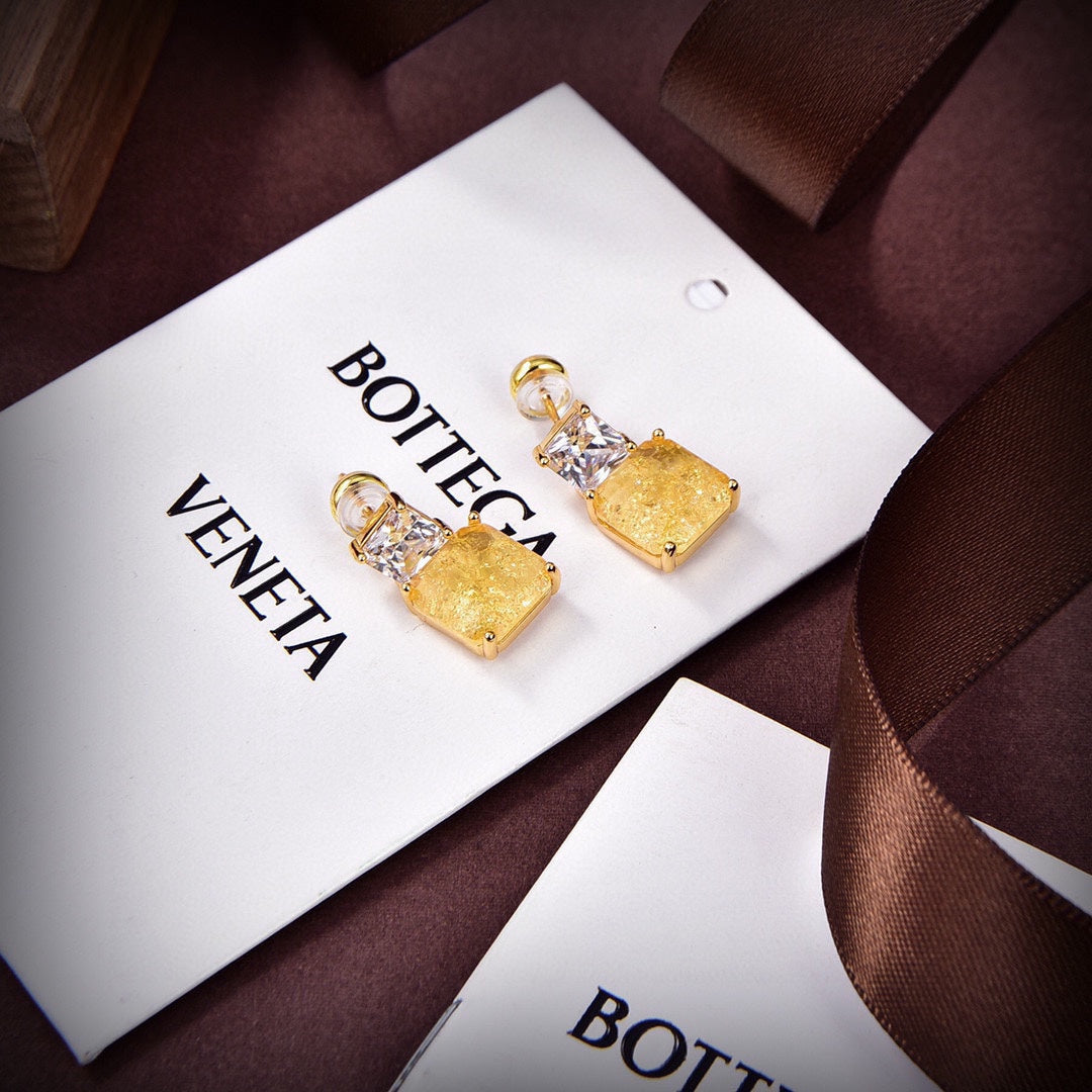 18K BVLGARI Crystals Earrings