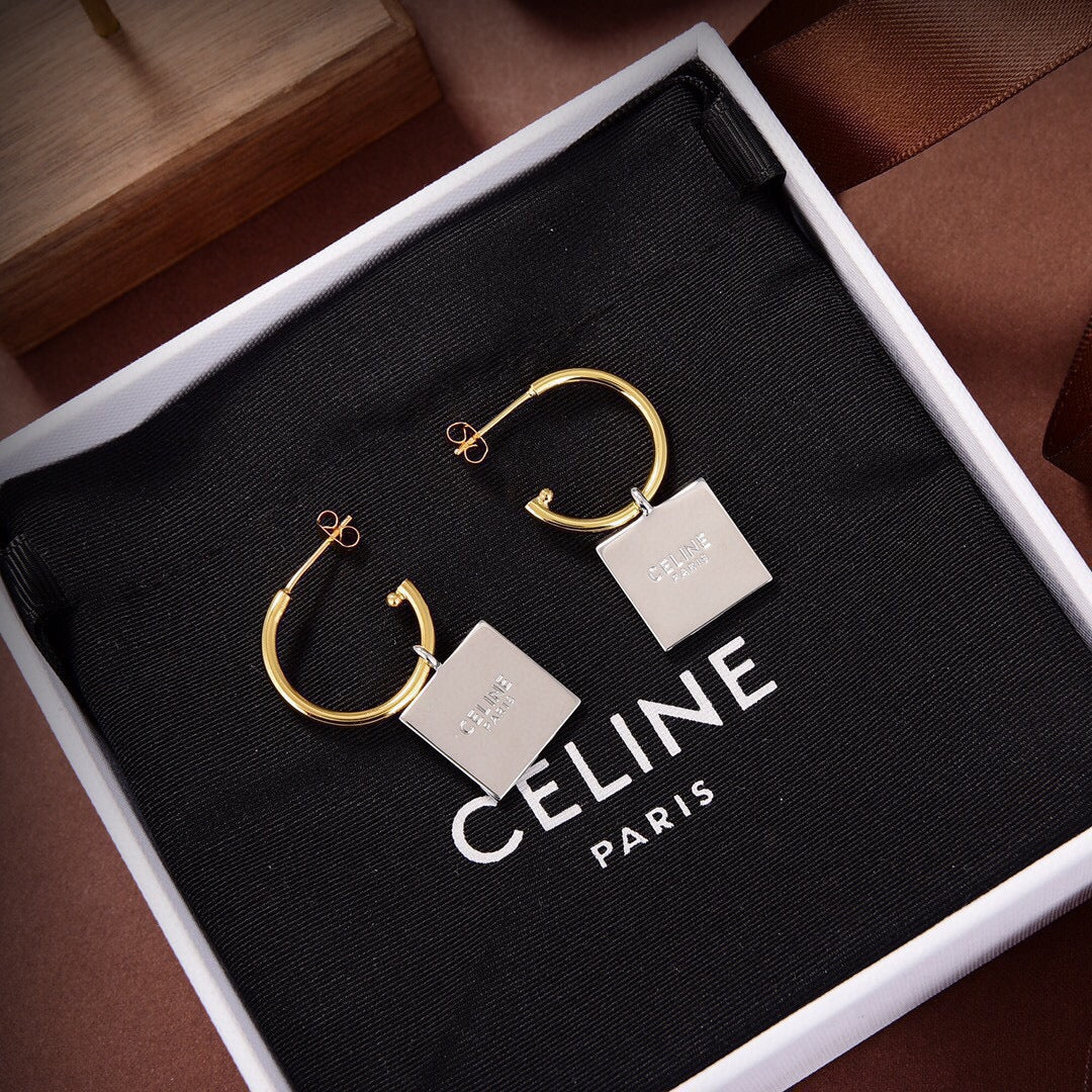 18K Celine Hoops Earrings