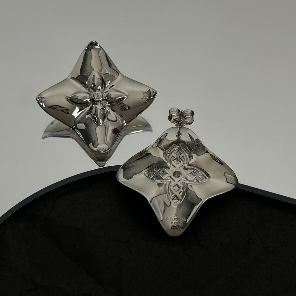 18K Louis Vuitton Futura Earrings