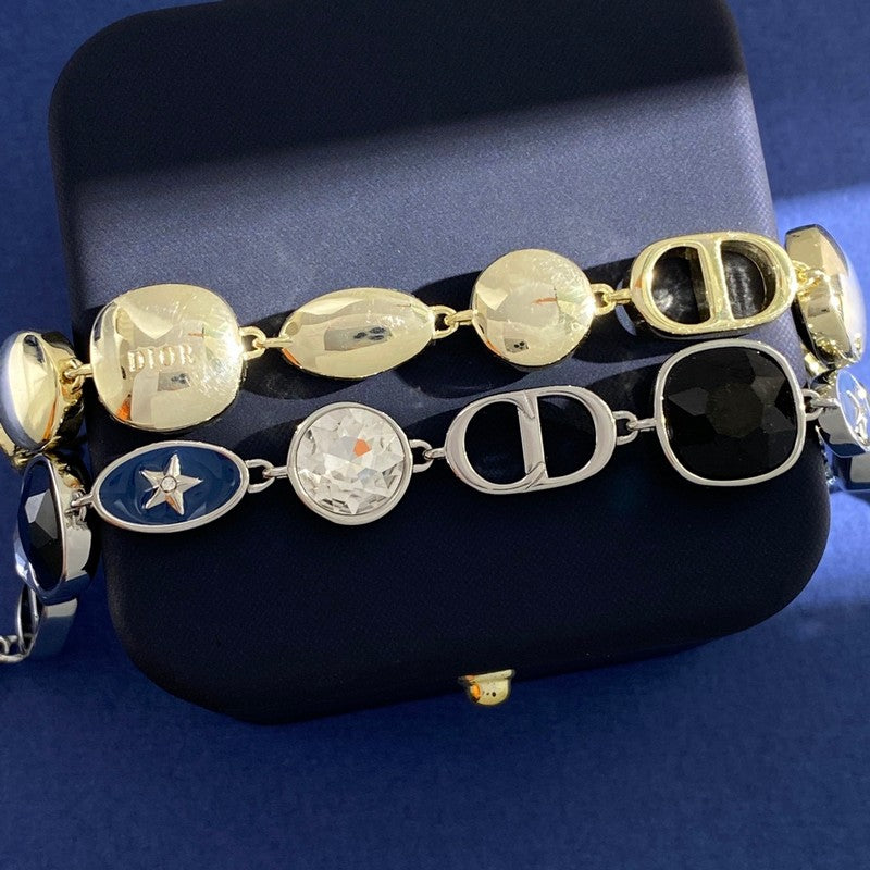 18K Dior Color Crystal Necklace