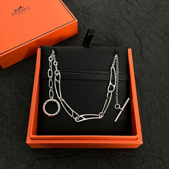 18K Chaine D'ancre Chain Hermes Necklace