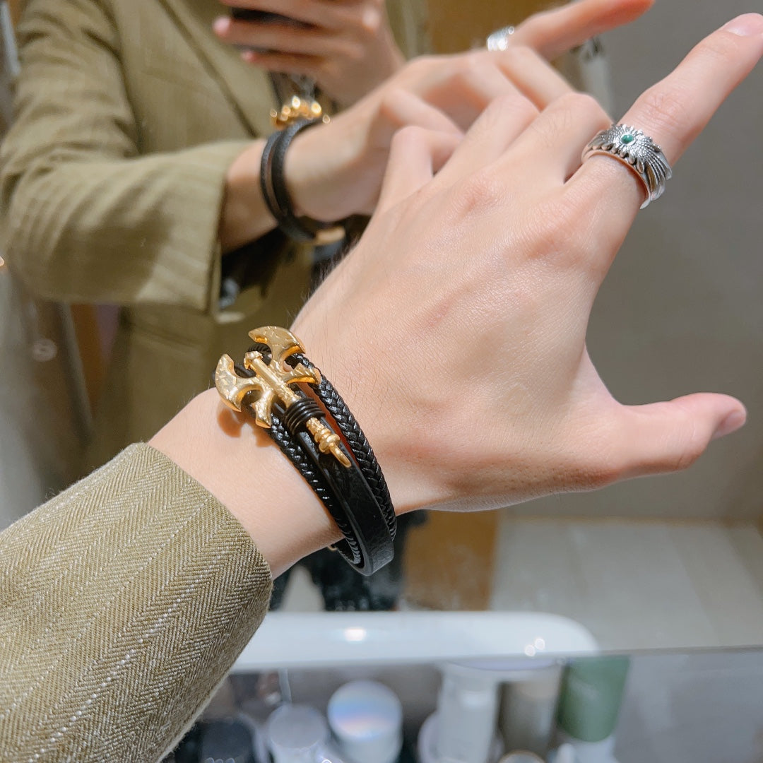 18K Double Gucci Anger Forrest Bracelet