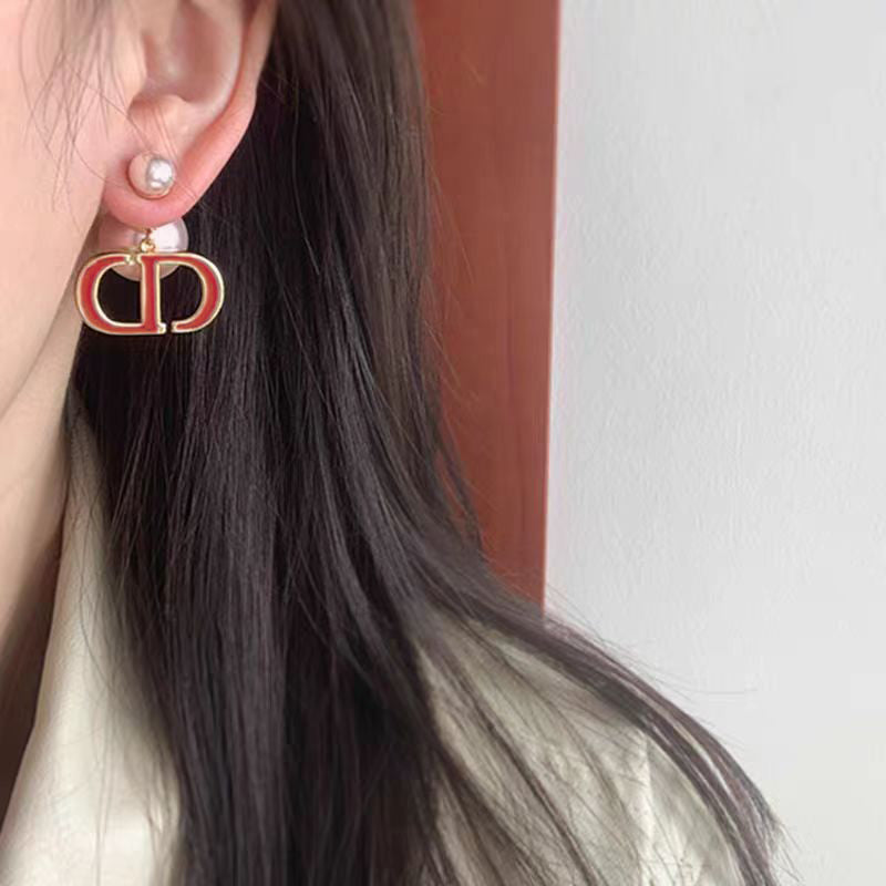 18K Dior 30 Montaigne Rani Pink Pearls Earrings