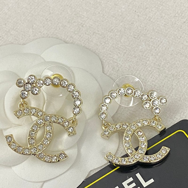 18K  Chanel Diamond Earrings