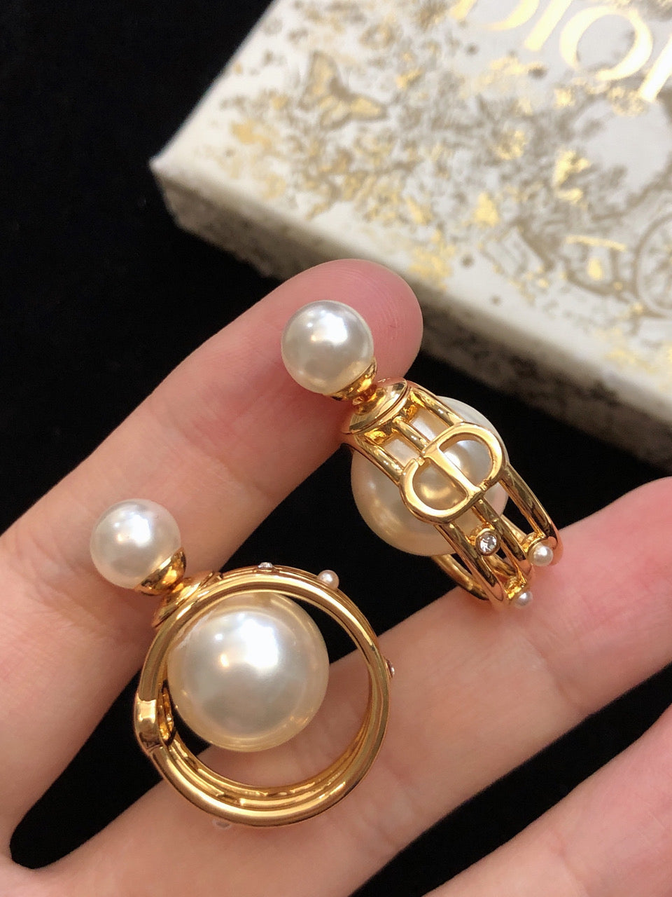 18K Dior D-Backstage Earrings