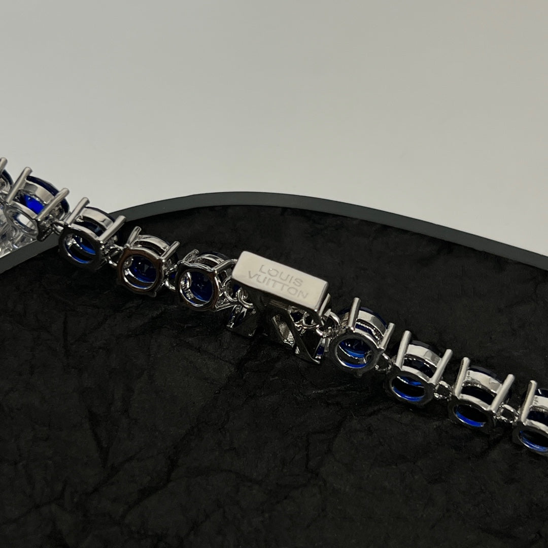 18K Louis Vuitton Crystal Bracelet