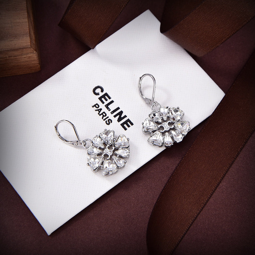 18K Celine Daisy Earrings