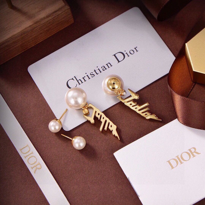 18K Dior Tribales Vintage Earrings