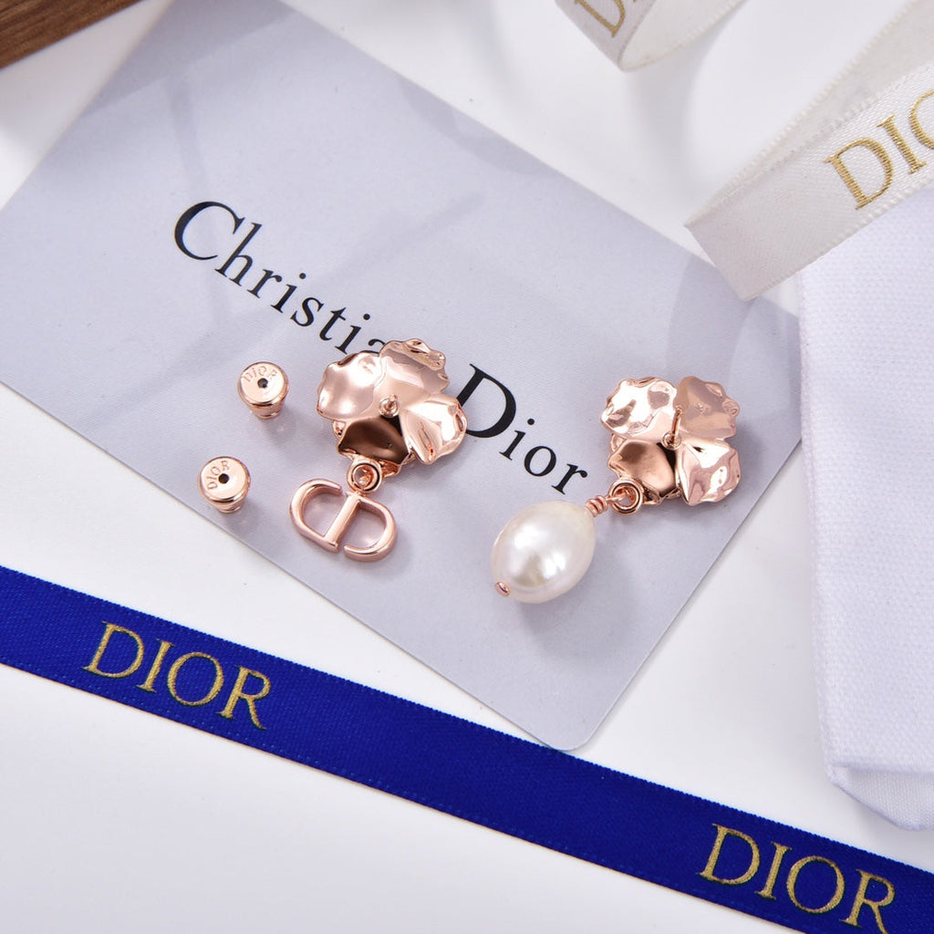 18K Dior D-Millefiori Earrings
