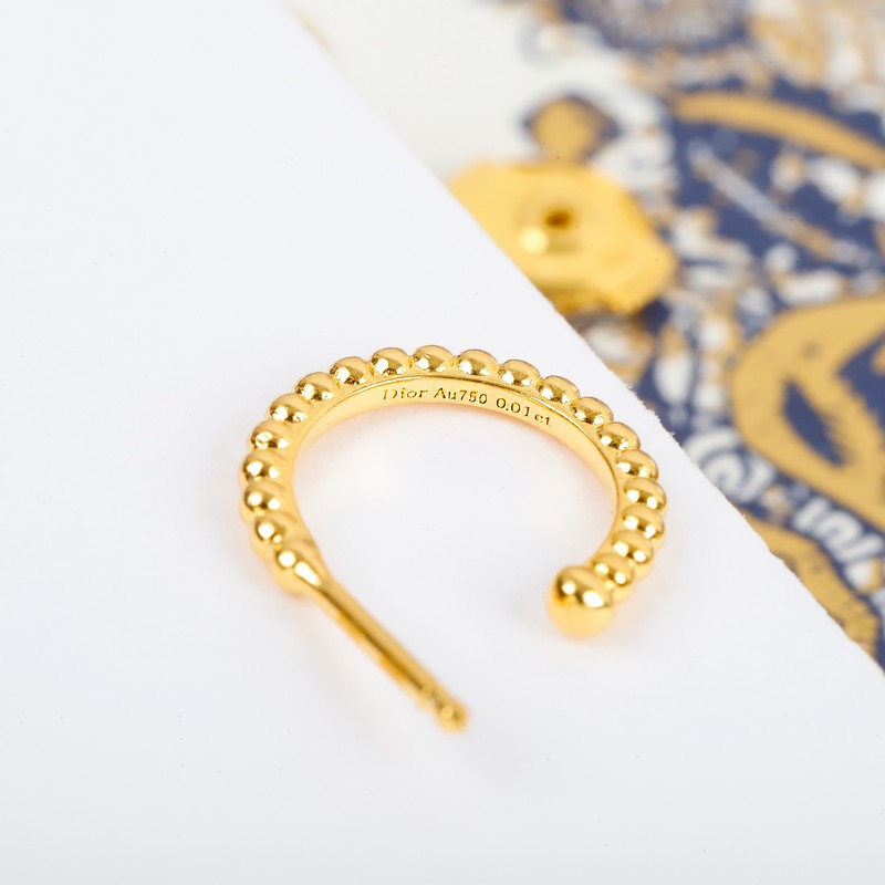 18K Dior ROSE CELESTE Gold Earrings