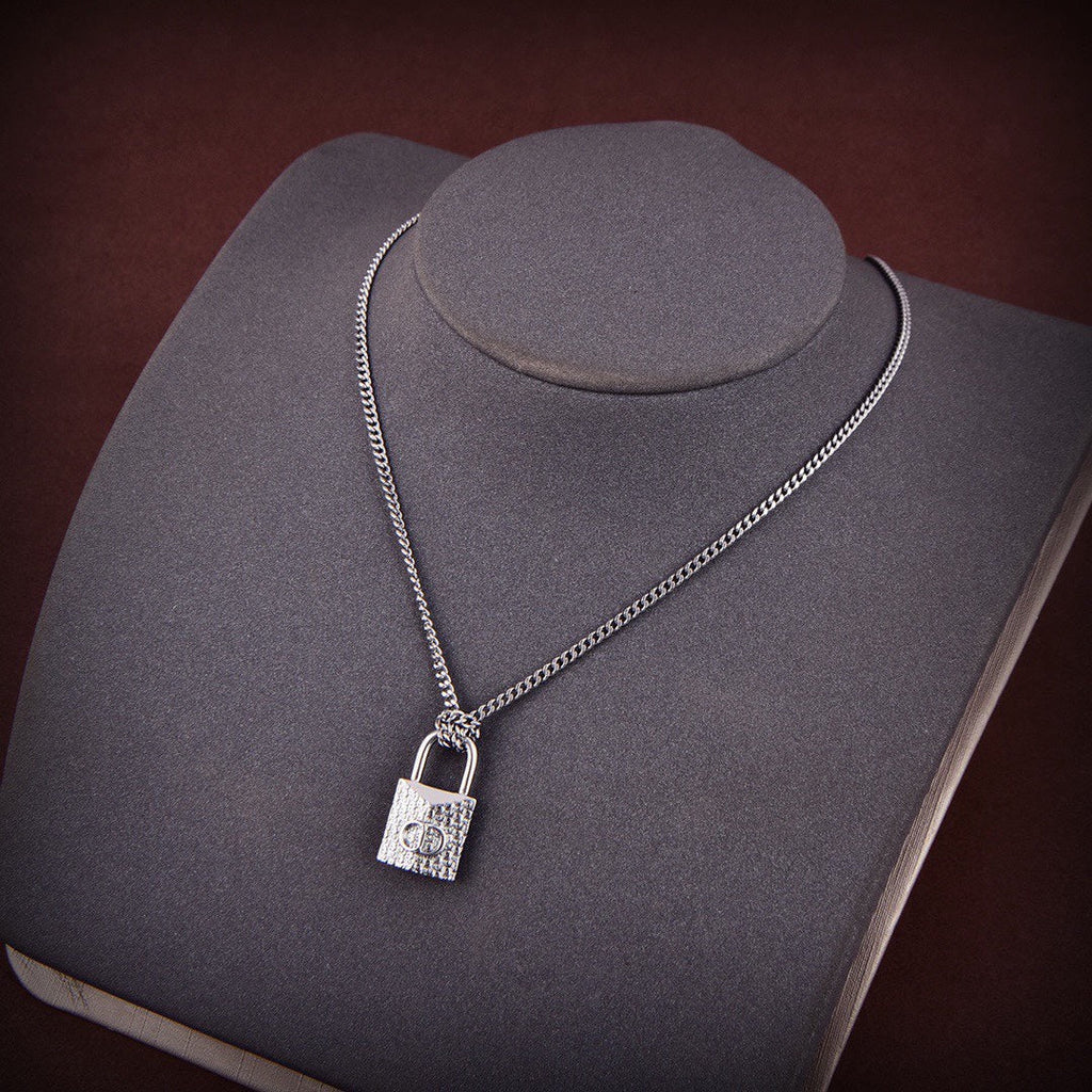 18K Dior Lock Necklace