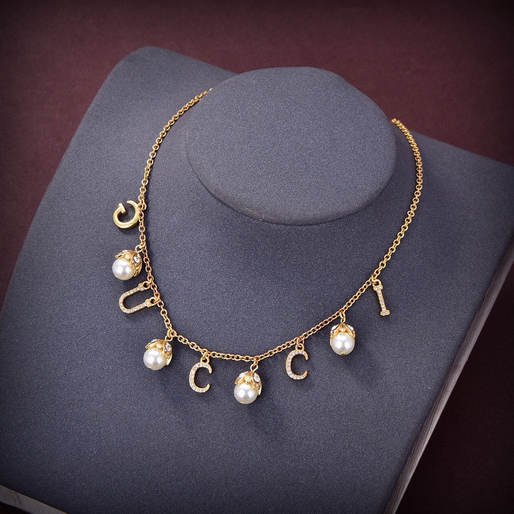18K Double Gucci Fashion Show Chain Necklace