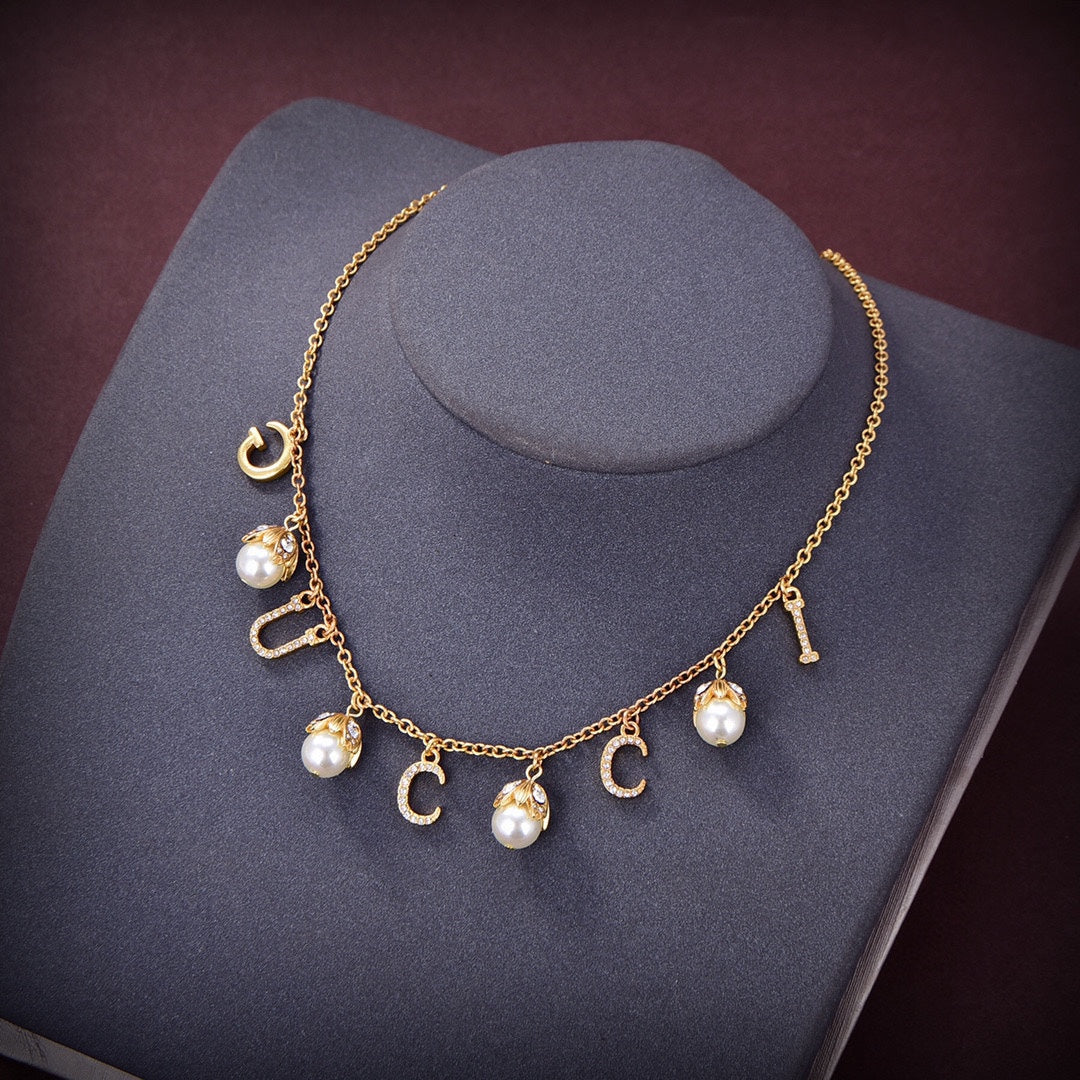 18K Double Gucci Fashion Show Chain Necklace