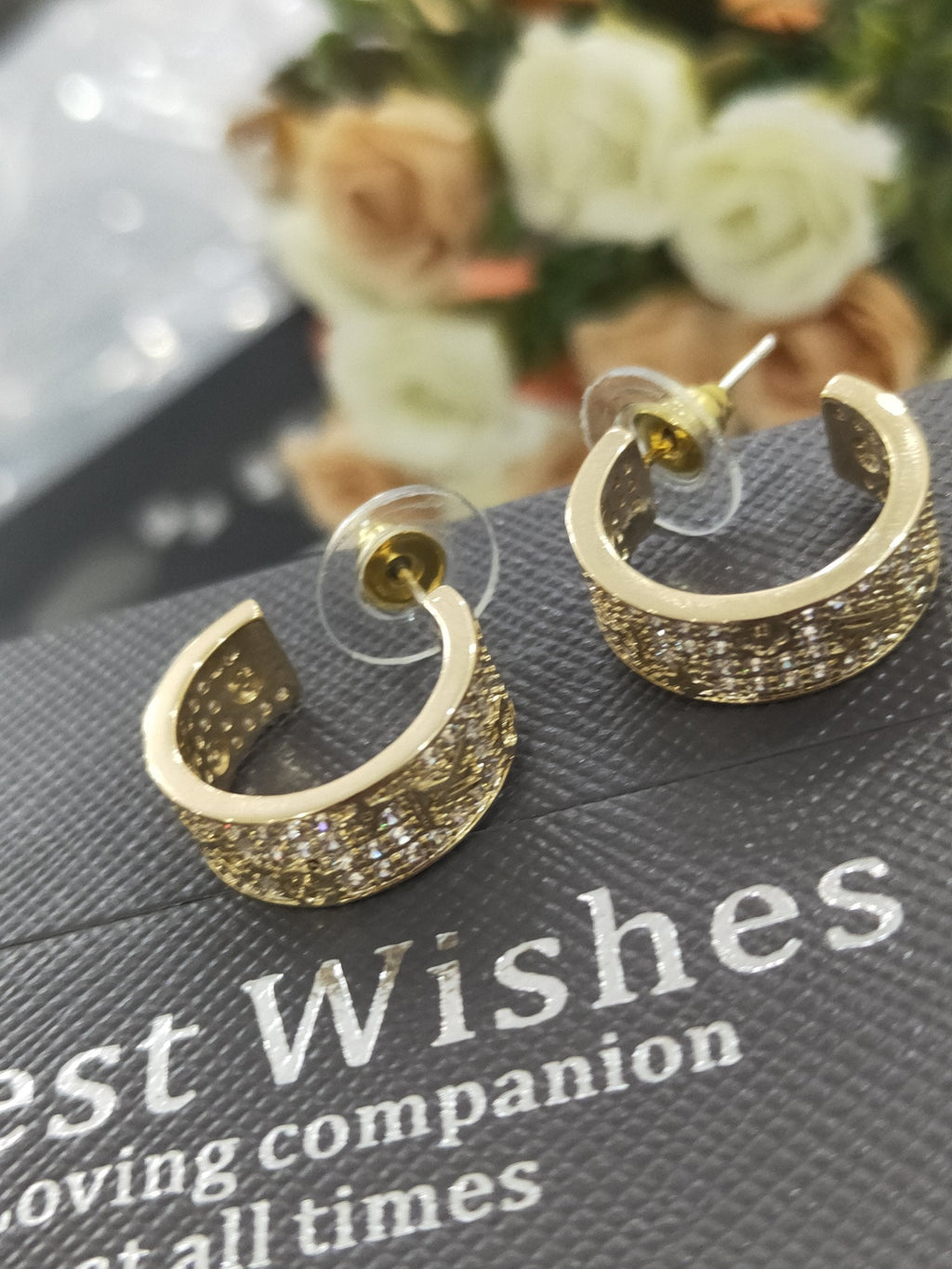 18K Louis Vuitton Circle Earrings
