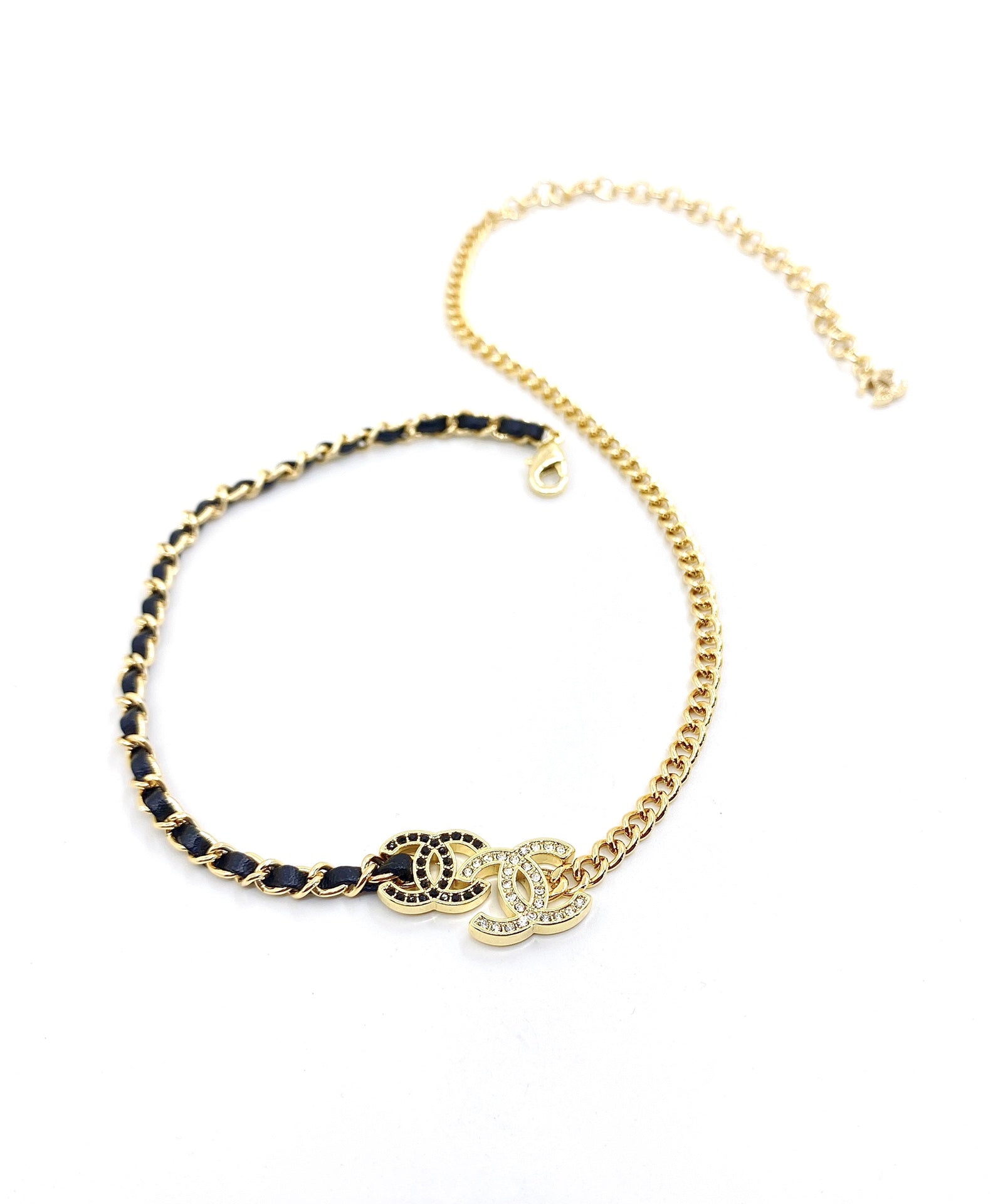 18K  Chanel Black & White Necklace