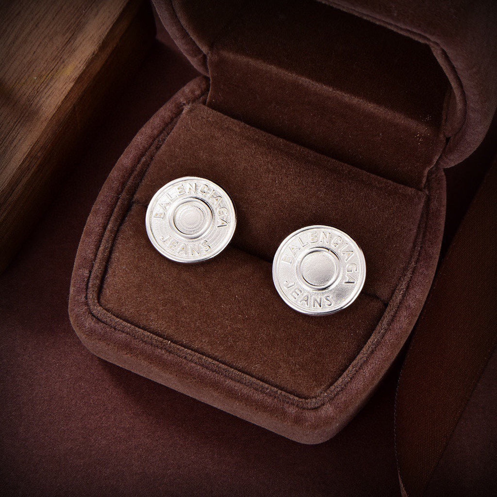 18K Balenciaga Cirle Earrings