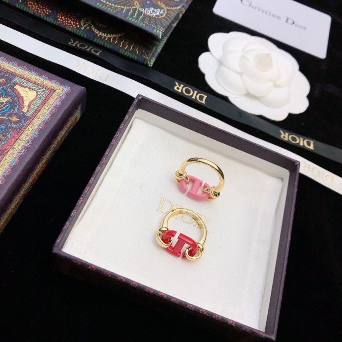 18K Dior Red Heart Ring